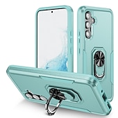 Недорогие Чехлы для Samsung-Чехол для Samsung Galaxy S23 Ultra Plus FE A14 A54 военного класса двухслойный противоударный тяжёлый защитный чехол встроенный вращающийся магнитный кольцевой держатель