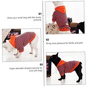 baratos Moletons-Cachorros Gatos Camisola com Capuz à moda Casual Inverno Quente Respirável Macio Lavável Confortável Natal Ao ar livre Casual / Diário Roupas para cães for Bichon Frise Pomerânia Animais de Pequeno