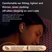 abordables Écouteurs Bluetooth sans fil-Écouteurs stéréo sans fil pour le sommeil Mini écouteurs intra-auriculaires à réduction de bruit Écouteurs à conduction osseuse Bluetooth avec boîtier de charge