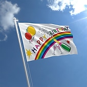 baratos Presentes Personalizados-Bandeira Personalizada com Seu Próprio Design Melhor Presente de Formatura Decoração de Parede do Quarto Bandeiras e Bandeiras de Jardim Presente para Fora e Dentro Presente Personalizado para o Dia