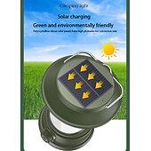 cheap Camping Lights-Solar LED Camping Lantern, LED Retro Rechargeable Hangable Outdoor Tent Light for Outdoor Camping