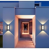 cheap Outdoor Wall Lights-10W 1000LM Wall Light Outdoor Indoor LED IP65 Waterproof Modern Aluminum Sconce Light Falling Fixture