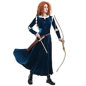 preiswerte Kleid-Retro Vintage Mittelalterlich Renaissance Kleid Bluse / Hemd Outfits Wikinger Irisch Prinzessin Brave Damen Vikinger Fantasie Halloween Karneval Maskerade LARP Erwachsene Bluse Kleid