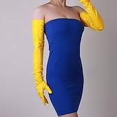 preiswerte Zubehör-Opernhandschuhe Lange Handschuhe Abendhandschuhe Lange Handschuhe Sexy Punk &amp; Gothic PU (Polyurethan) Für Scheibe Cosplay Karneval Damen Modeschmuck Modeschmuck