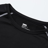 economico T-shirt e canotte attive da uomo-Per uomo maglietta Maglia da palestra Maglia a compressione Camicia fitness Top da uomo Girocollo Manica lunga Sportivo Da mare Per uscire Casual / quotidiano Asciugatura rapida Traspirazione del