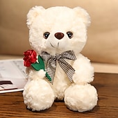 cheap Valentine&#039;s Day for Lover-Women&#039;s Day Gifts Evlooe Bear Stuffed Animal Plush Toy for Valentine Day Cute 9.8 Teddy Bear Plushie with Rose Soft Small Cuddly Bear Toy Gifts for Girlfriend Boyfriend Mother&#039;s Day Gifts for MoM