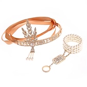 preiswerte Zubehör und mehr-Ring-Armbänder Maskerade Retro Vintage 1920s Aleación Für Der große Gatsby Cosplay Karneval Damen Modeschmuck Modeschmuck