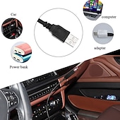cheap Star Galaxy Projector Lights-Car Roof Star Night Light Portable Adjustable USB Flexible Interior LED Show Romantic Atmosphere Star Night Projector for CarsBedroomsPartiesetc (Red/Purple)