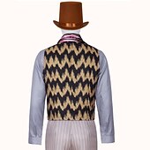 abordables Disfraces para hombres-Charlie y la fábrica de chocolate Wonka Willy Wonka Traje de cosplay Accesorios Cosplay Cosplay de película for Hombre Adulto Mascarada