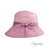 cheap Party Hats-Hats Ice Silk Bucket Hat Floppy Hat Sun Hat Wedding Tea Party Elegant Wedding With Bowknot Splicing Headpiece Headwear