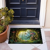 cheap Doormats-Mushrooms Forest Doormat Floor Mats Washable Rugs Kitchen Mat Non-Slip Oil Proof Rug Indoor Outdoor Mat Bedroom Decor Bathroom Mat Entrance Rug