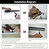 cheap Indoor Wall Lights-LED Acrylic Wall Lamp RF Remote Control Dimmable Timing LED Indoor Wall Lamp Suitable for Balcony  Bedrooms Living Rooms Study Rooms Corridors Bathrooms and Office Spaces