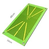 abordables Sports et loisirs de plein air-Nouveau coussin de frappe de golf à fond en caoutchouc, pièce de balle, coussin de détection de trajectoire de swing de golf