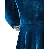 preiswerte Kleid-Retro Vintage Mittelalterlich Renaissance Kleid Bluse / Hemd Outfits Wikinger Irisch Prinzessin Brave Damen Vikinger Fantasie Halloween Karneval Maskerade LARP Erwachsene Bluse Kleid