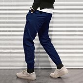 cheap Sweatpants-Men&#039;s Sweatpants Joggers Trousers Drawstring Elastic Waist Elastic Cuff Plain Comfort Breathable Casual Daily Holiday Sports Fashion ArmyGreen Black