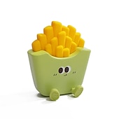 billige Nursery Night Lights-tegneserie kreativ pommes frites nattlys usb oppladbar berøringskontroll nattlampe skrivebordspynt til barnebursdagsgave 1 stk.