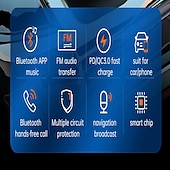 お買い得  車用充電器-ワイヤレス充電器 充電ステーション 8 ポート マルチ USB 充電ステーション rohs ce 認定 fcc 高速ワイヤレス充電 magsafe 磁気携帯電話タブレット iphone ipad 携帯電話タブレット 1 個
