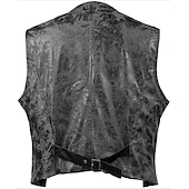 levne Divoký západ-Retro 18. století 19. století Kamizelka Vesta Kovbojský klobouk Západní kovboj Pevná barva Pánské Karneval Plesová maškaráda Karneval Večírek Plesová maškaráda Dospělé Vesta Klobouk Jaro Podzim Zima