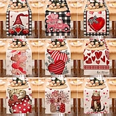 cheap Table Runners-Valentines Day Table Runner Holiday Table Runner Seasonal Farmhouse Burlap Table Cloth for Wedding Anniversary Home Kitchen Dinner Table Party Decor