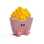billige Nursery Night Lights-tegneserie kreativ pommes frites nattlys usb oppladbar berøringskontroll nattlampe skrivebordspynt til barnebursdagsgave 1 stk.