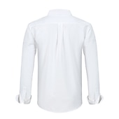 abordables chemises sans repassage pour hommes-Homme Chemise Chemise habillée Uni Bureau &amp; Carrière Fête de mariage Noir Blanche Rose dragée bleu marine manche longue Revers Printemps &amp; Automne Vêtement Tenue
