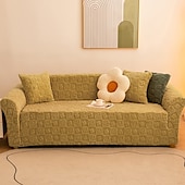 cheap Sofa Cover-Elastic Jacquard Fabric Sofa Cover Stretch Couch Cover Sectional L Shape Sofa Slipcover Corner Case for Living Room 1/2/3/4 Seat