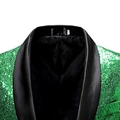 cheap Outfits-Retro Vintage Rococo Baroque Suits &amp; Blazers Gentleman Sequins Men&#039;s Masquerade Party / Evening Pride Parade Pride Month Adults&#039; Coat
