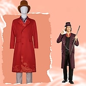 abordables Disfraces para hombres-Charlie y la fábrica de chocolate Wonka Willy Wonka Traje de cosplay Accesorios Cosplay Cosplay de película for Hombre Adulto Mascarada