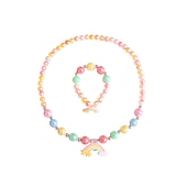 preiswerte Tragbare Accessoires-Festival Performance Requisiten Prinzessin Kleid Zubehör Set Meerjungfrau farbiger Schmuck Mädchen Kleid Zubehör Kinder