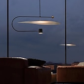 preiswerte Insellichter-20 cm Liniendesign Pendelleuchte Acryl Eisen Moderner Stil Vintage Modern 110-120V 220-240V