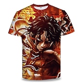 cheap Cartoon &amp; Movie Character Graphic-One Piece Cosplay T-shirt Cartoon Manga Print Graphic For Couple&#039;s Men&#039;s Women&#039;s Adults&#039; Carnival Masquerade 3D Print Party Festival