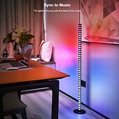 preiswerte Intelligente Lichter-1,2M LED Smart Light Bluetooth Musik Rhythmuslicht Phantom Geräuschsteuerung Abhollicht Wand-Ecklicht Festival-Partyzubehör Atmosphärenlicht
