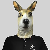 Carnival Funny Animal Series Five Head Masks Makeup Ball Cute Latex Headwear Halloween Party Performance Props 31