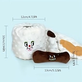 abordables Jouets pour chiens-Jouets de mastication Peluches Jouet interactif Jouet de grincement avec Durable Relâcher la pression Dressage d&#039;animaux Jouet de corde de dentition Jouet de dentition pour Chien Chat Intérieur