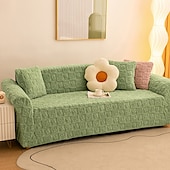 cheap Sofa Cover-Elastic Jacquard Fabric Sofa Cover Stretch Couch Cover Sectional L Shape Sofa Slipcover Corner Case for Living Room 1/2/3/4 Seat