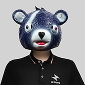 Carnival Funny Animal Series Five Head Masks Makeup Ball Cute Latex Headwear Halloween Party Performance Props 46