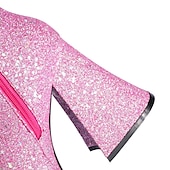 abordables Calzado-Metálico Retro Antiguo Lentejuelas Zapatos Disfraz de Abba Lentejuela Mujer Carnaval Fiesta Discoteca Desfile del orgullo Adulto Zapatos Primavera Otoño