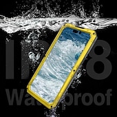 cheap iPhone Cases-Phone Case For iPhone 15 14 Pro Max Plus iPhone 13 12 11 Pro Max X XR XS Max Waterproof Case Detachable with Lanyard Shockproof PET Aluminum Alloy Silicone