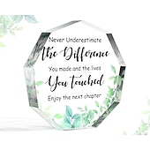 levne Sochy-inspirativní přátelství akrylový ornament srdce - perfektní dárek k narozeninám, svátkům a domácí výzdobě