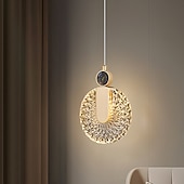 halpa Saarivalot-led-riippuvalaisin 1/2 kevyt lasi kristalli luova lampunvarjostin teollinen metalli kattovalaisimet luova baarityylinen tunnelma kattokruunu olohuoneeseen, keittiösaarekkeeseen, makuuhuoneeseen