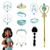 ieftine Accesorii purtabile-aladdin jasmine prințesă combinație de bijuterii pentru copii noul halloween cos accesorii colecție jasmine