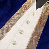 ieftine Îmbrăcăminte exterioară-Punk și gotic Medieval Steampunk Geacă Costum Cosplay Σμόκιν Vampiri Domn Mărime Plus Size Costume de fancy Bărbați Regal Steampunk Carnaval Mascaradă Performanță Evenimente / Petrecere Petrecere cu