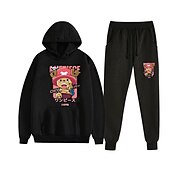 economico Grafica di personaggi di cartoni animati e film-One Piece Tony Tony Chopper Pantalone Completi Felpa con cappuccio Manga Tasca frontale Grafica Per Da coppia Per uomo Per donna Per adulto Carnevale Mascherata Stampa a caldo Feste Casual