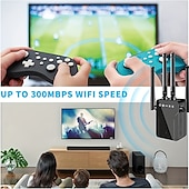 Недорогие Беспроводные маршрутизаторы-2023 новейший удлинитель Wi-Fi 2,4G, усилитель сигнала Wi-Fi площадью до 9800 кв. футов и 50 устройств, расширители диапазона Wi-Fi, усилитель сигнала для дома, усилитель сигнала беспроводного Интернета с портом Ethernet, повторитель Wi-Fi