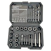 cheap Drill Bit Set-26pc Nut Extractor Screw Extractor Left Rotating Twists Drill Disassembly Tool Sliding Tooth Nut Remover Set