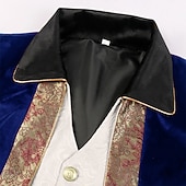 ieftine Îmbrăcăminte exterioară-Punk și gotic Medieval Steampunk Geacă Costum Cosplay Σμόκιν Vampiri Domn Mărime Plus Size Costume de fancy Bărbați Regal Steampunk Carnaval Mascaradă Performanță Evenimente / Petrecere Petrecere cu
