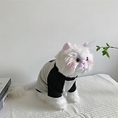 billige Hundeklær og tilbehør-Hunder Katter Genser Mote søt stil Vinter Varm Myk Vaskbar Bekvem utendørs Sport Hundeklær for Bichon Frisé Puddel Pommeran ungt kjæledyr Sommerfugl