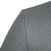 cheap Men's Trench Coat-Men's Winter Coat Overcoat Trench Coat Outdoor Daily Wear Fall &amp; Winter Polyester Thermal Warm Windproof Outerwear Clothing Apparel Fashion Streetwear Plain Lapel Single Breasted