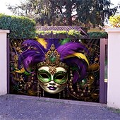 billige Ferievev-karneval maske hengende billedvev veggkunst stor billedvev veggmaleri dekor fotografi bakteppe teppe gardin hjem soverom stue dekorasjon