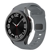 olcso Samsung óraszíjak-Óraszíj mert Samsung Galaxy Watch 7/6/5/4 40/44mm, Galaxy Watch 5 Pro 45mm, Galaxy Watch 4/6 Classic 42/46/43/47mm, Watch 3, Active 2, Gear S2 Szilikon Csere Szíj Vízálló Állítható Légáteresztő